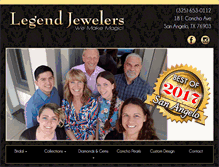 Tablet Screenshot of legendjewelers.com